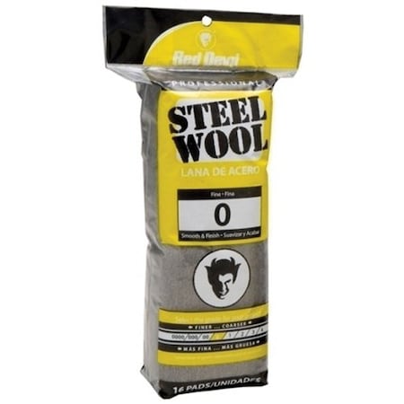 Red Devil #0 GRADE STEEL WOOL, PK/16, 16PK 313
